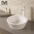 popular and good design western counter top wash bowl